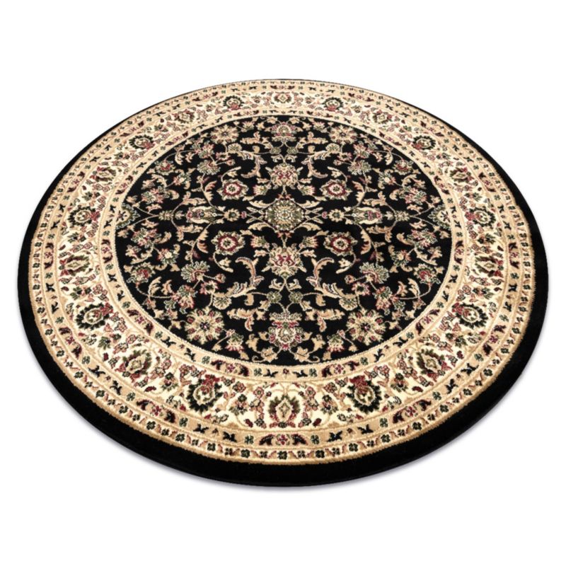 Dywan Royal RugsX koło 120 cm czarny GR3956 1 szt.