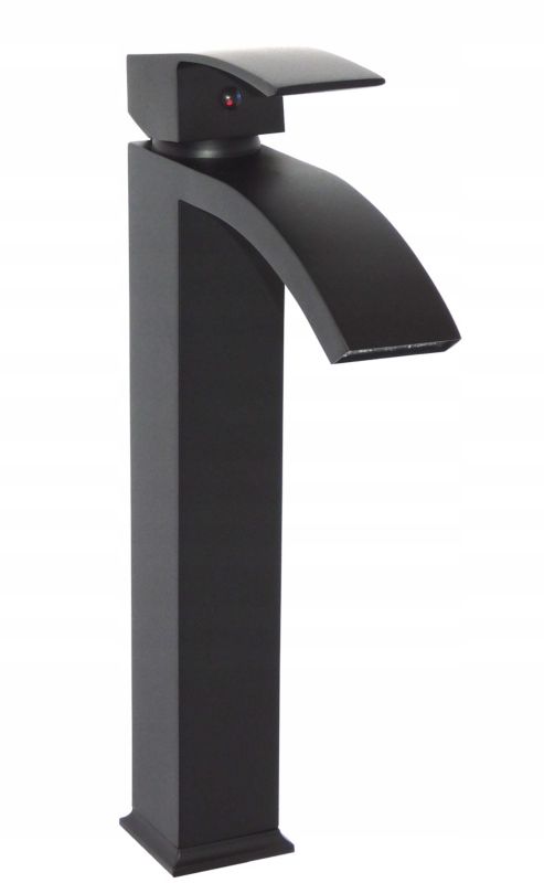 Bateria umywalkowa Estiva TELF 32 Black czarna wysoka 32 cm 1 szt.