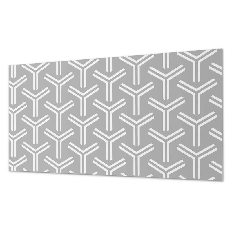 Okładzina Ścienna Z Grafiką PCV ArtPrintCave 100x50 cm Geometryczny wzór strzałek 1 szt.