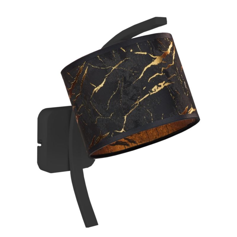 Kinkiet Volta Light Factory Moon Czarny marmur Abażur 1xE27 1szt.