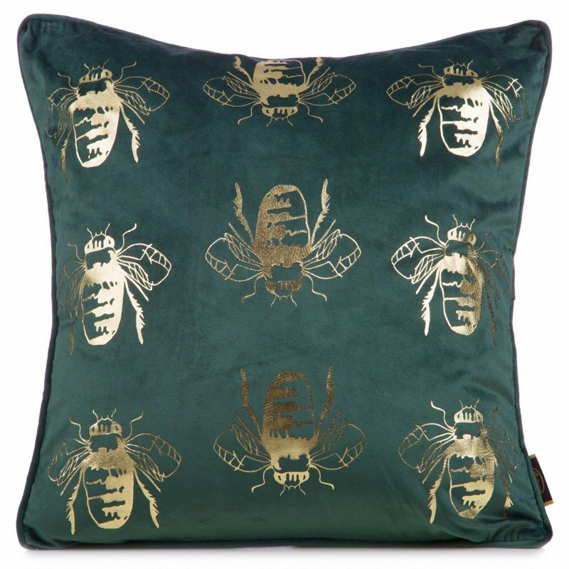 Poszewka BLINK 15 Eurofirany dekoracyjna na poduszkę 45x45 cm zielona 1 szt.