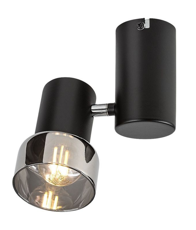 Spot oprawa sufitowa Rabalux Hatice czarny-dymiony 1 x E14 x IP20 wym: 18 x 15,5 x 8 cm - 1 szt.