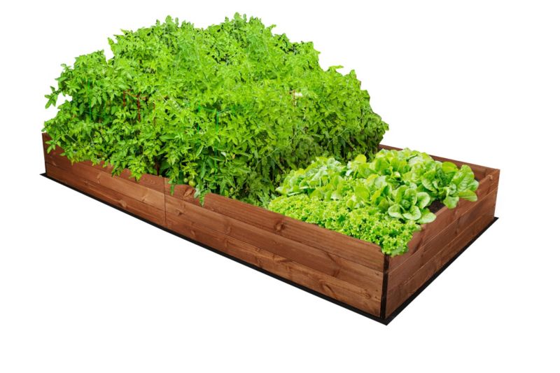 Warzywnik MODO24 grządka podwyższona brązowa impregnacja 27x163x100 cm 1 szt.