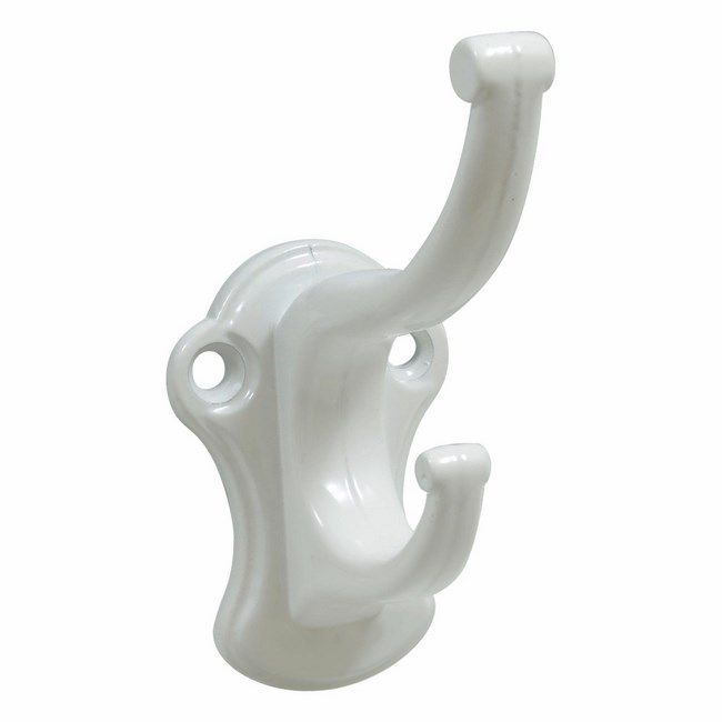 Wieszak ubraniowy mały biały