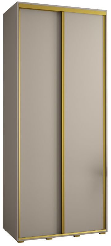 Szafa przesuwna Abiks wysoka 45 Dakota 1 110 kaszmir+kaszmir+złoty 1 szt