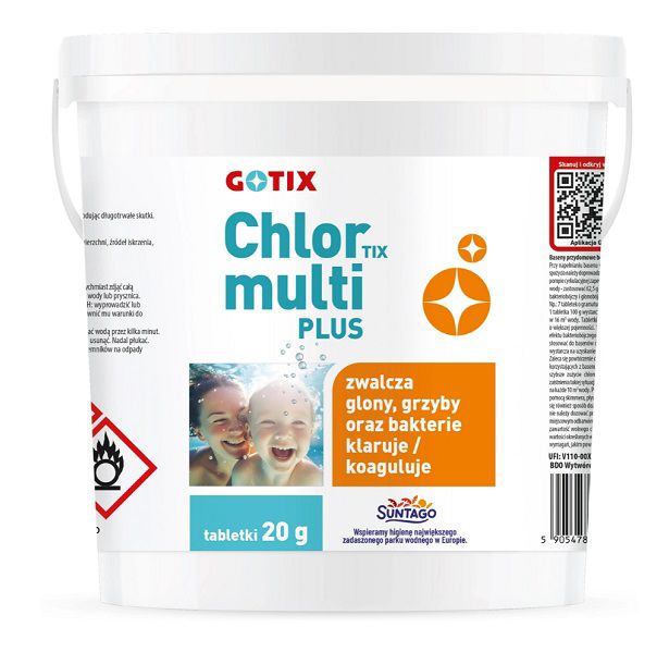 Tabletki do basenu Gotix Chlortix Multi 20 g 3 kg 1 szt.