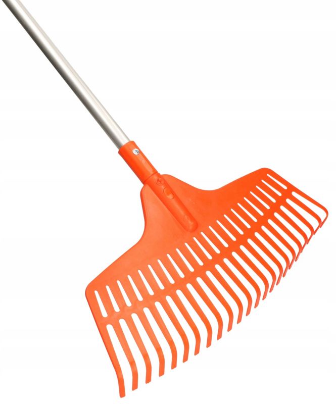 Grabie KOTARBAU 23 zęby grabki do liści ogrodnicze + trzon 1 szt.