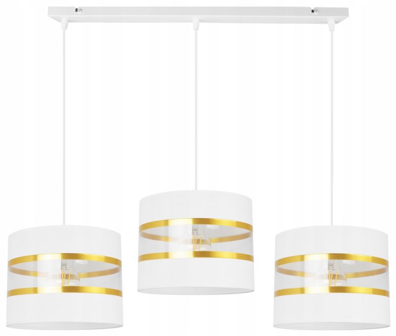Lampa sufitowa wisząca Light Home LH Elegance Gold 3x E27 60W biały 1szt.
