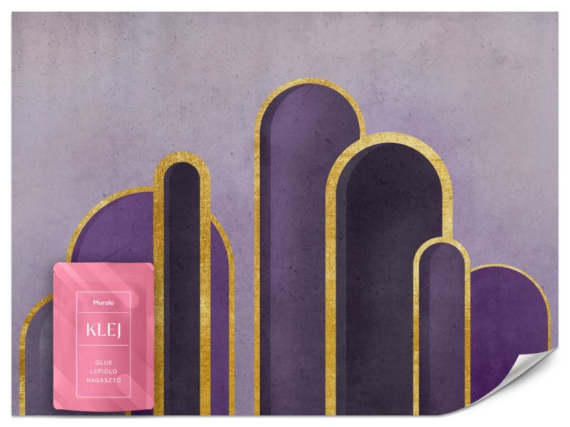 Fototapeta Muralo Fioletowa Abstrakcja 150x105 cm 1szt.