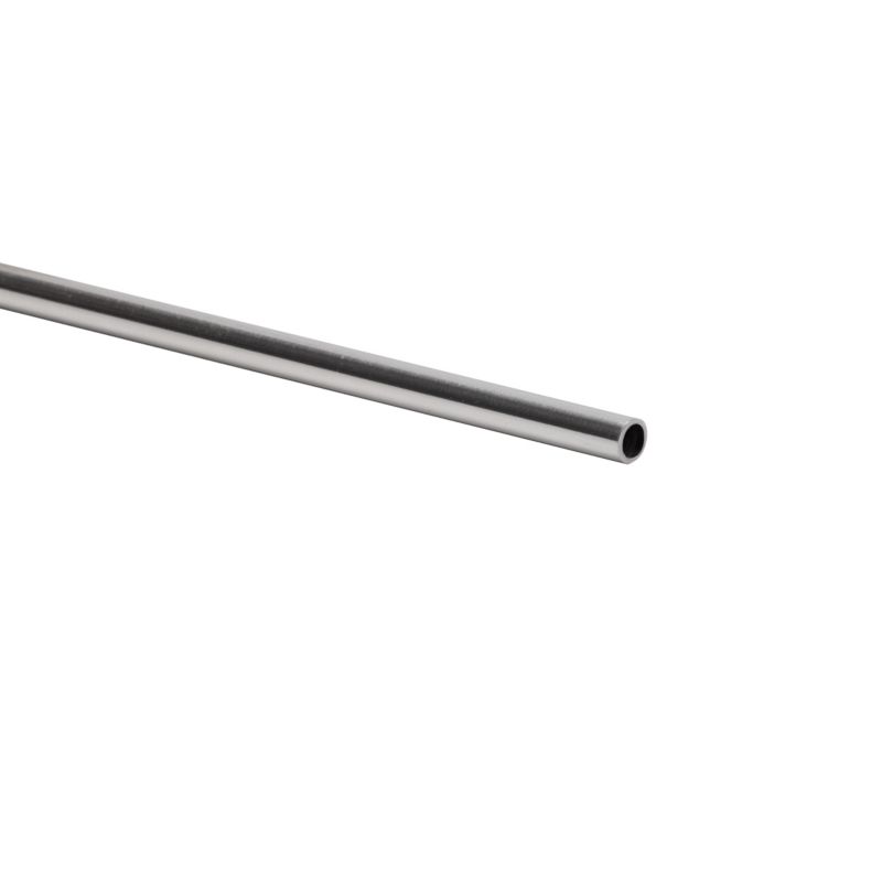 Rura okrągła inox gładka 1000 x 8 x 1 mm kolor naturalny