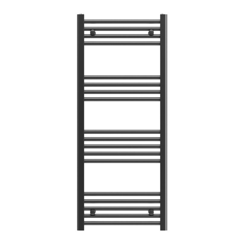 Grzejnik Łazienkowy Granitan Breno 50/120cm Czarny Kaloryfer Drabinkowy 1kpl.