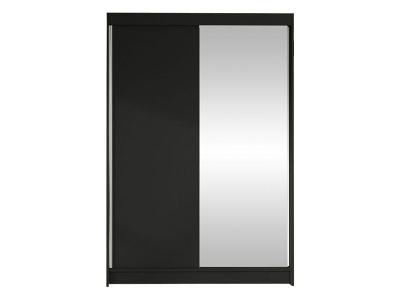 Szafa MIRJAN 24 z drzwiami przesuwnymi Lino I czarny 1 szt.