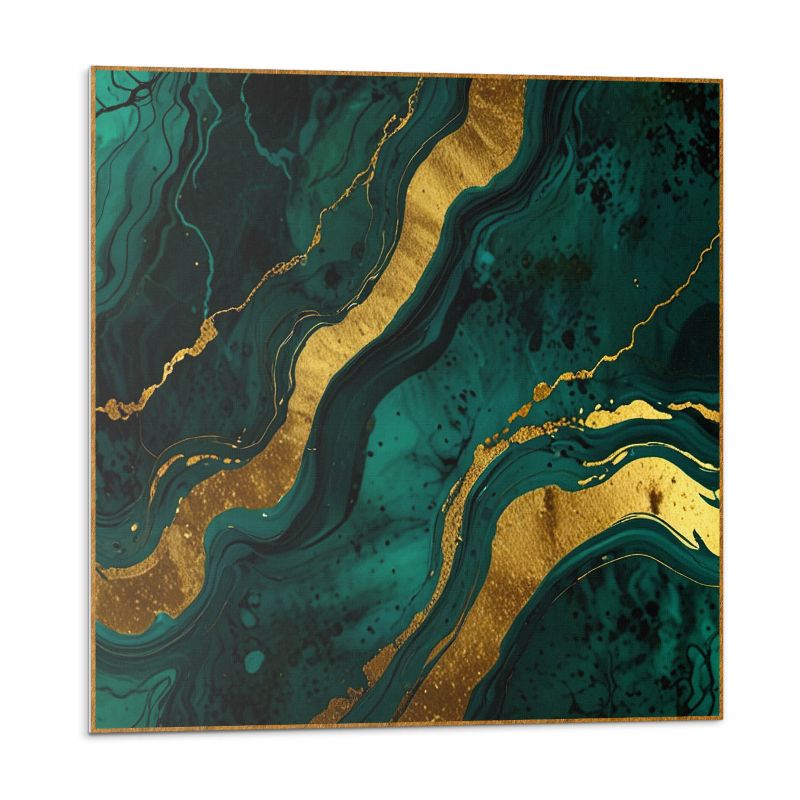 Kafelki samoprzylepne Wallfluent 50x50 cm Struktura fal o abstrakcyjnej formie 4 szt.