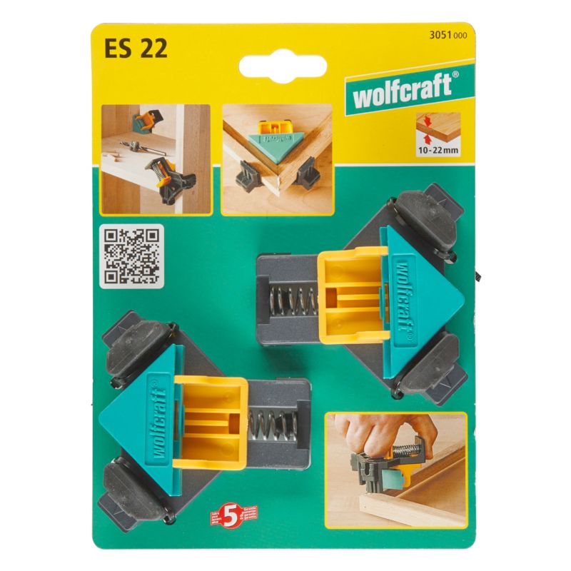 Zaciski narożne Wolfcraft Gmbh 3051000 2 szt.