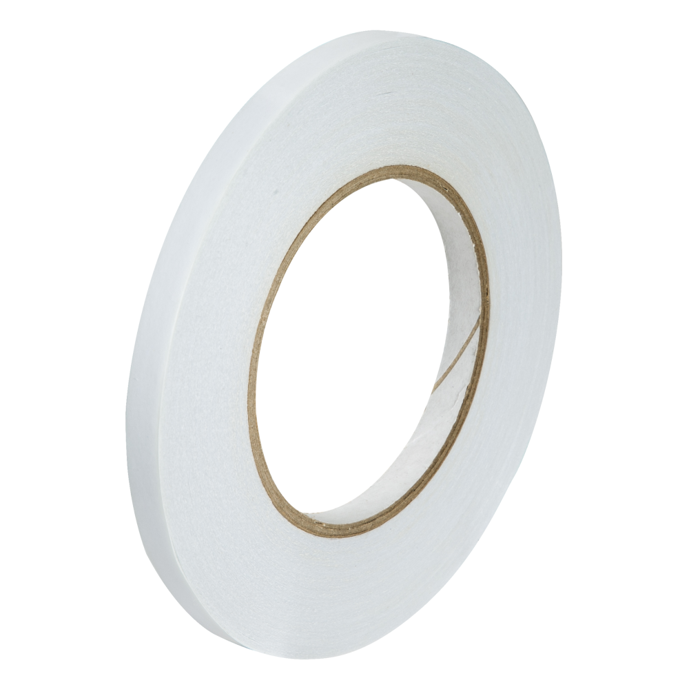 Taśma Dwustronna Włókninowa, Klej Akryl, Grubość 0.09mm 19MM 50MB - Opakowania.Online