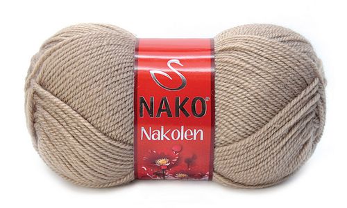 włóczka NAKOLEN kol.257 / kawa z mlekiem .