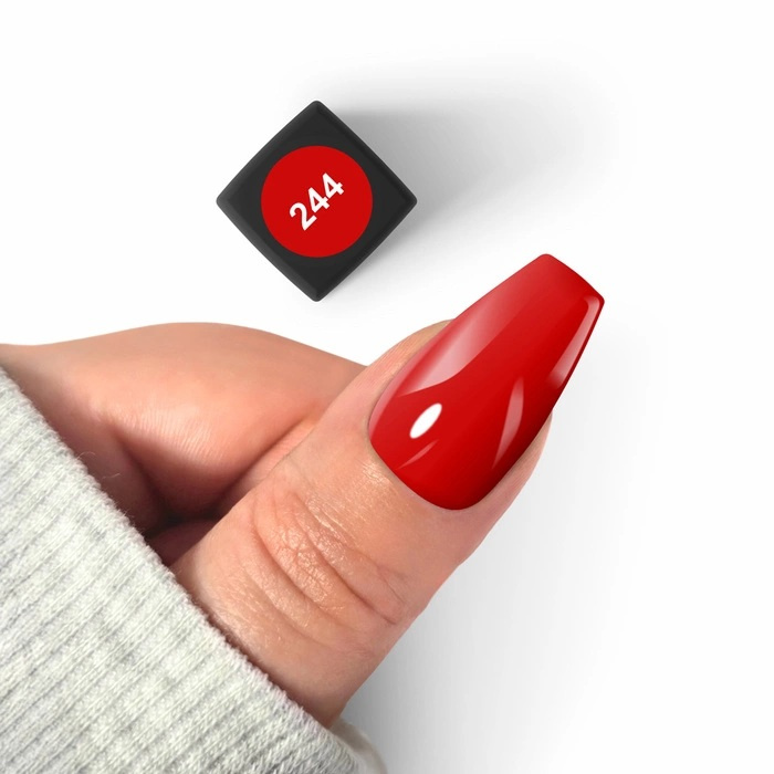 Silcare Lakier hybrydowy Flexy Red Velvet 244, 4,5 g