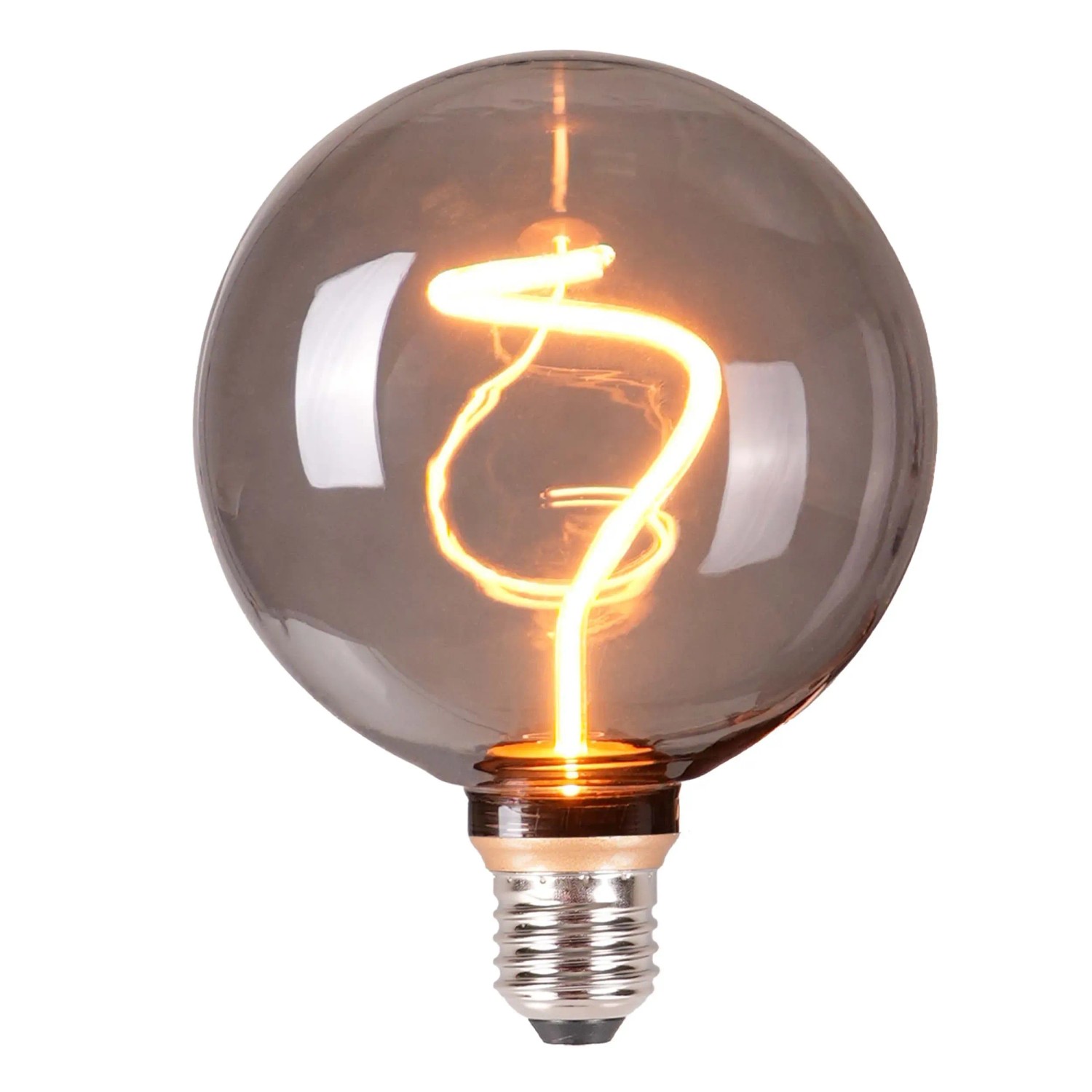 Goldlux Żarówka LED deco G125 smoky E27 4W 1800K 160lm