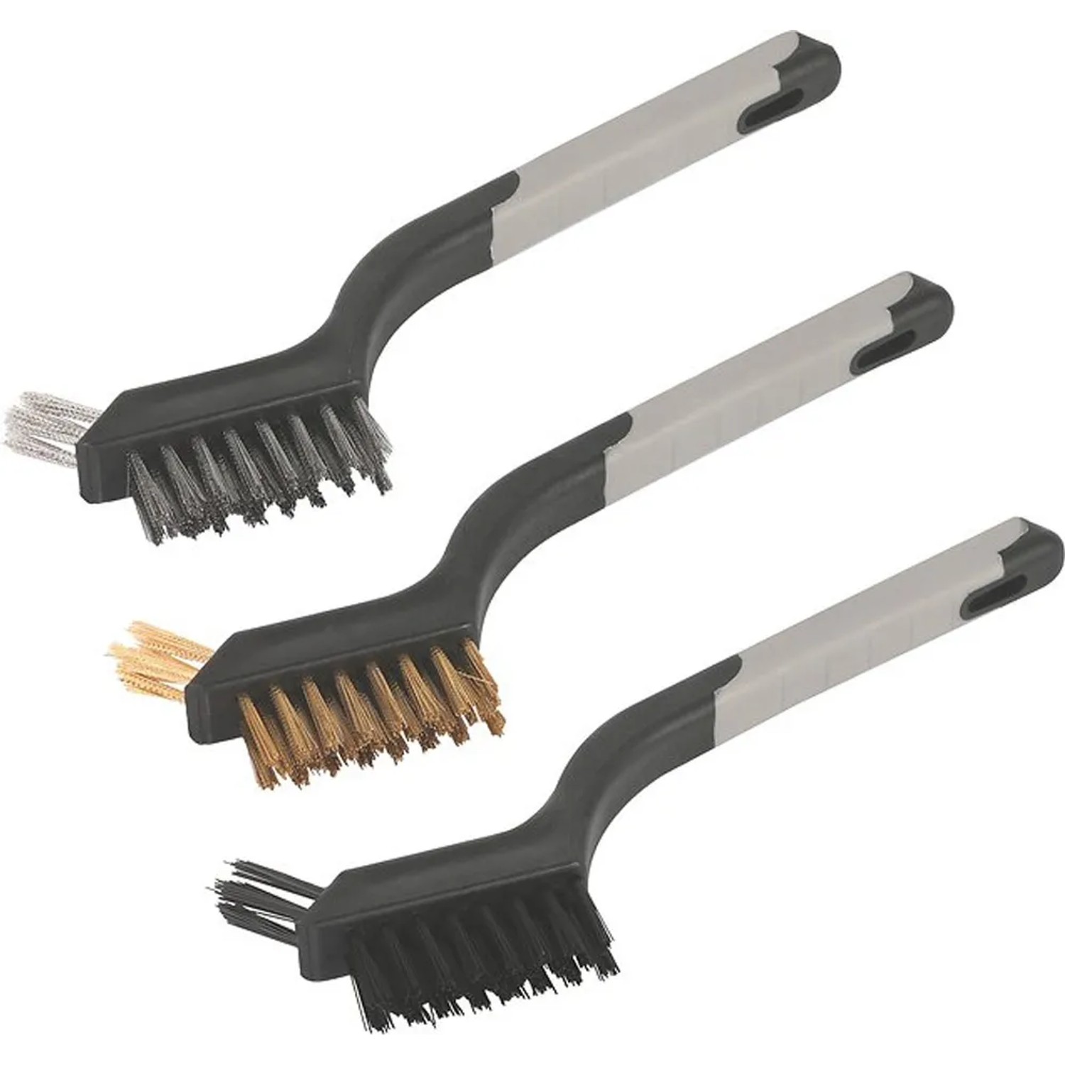 LUX-TOOLS Zestaw szczotek drucianych 3 szt.