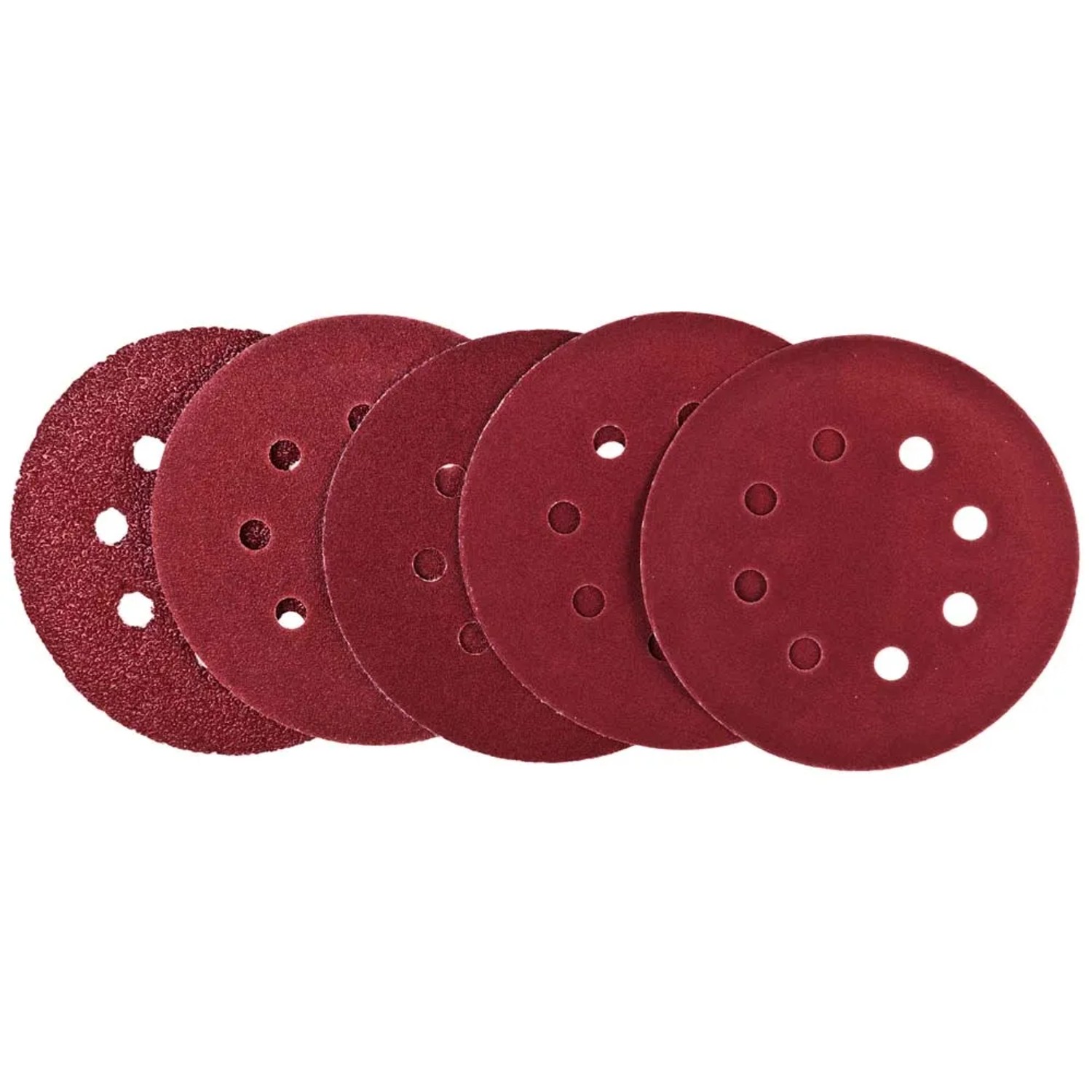 LUX-TOOLS Zestaw krążków ściernych do szlifierek mimośrodowych 115 mm 20 sztuk