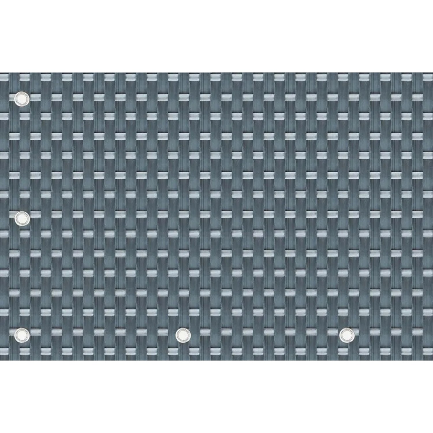 Mata rattanowa na wymiar mix grafitowy - 10 x 100 cm