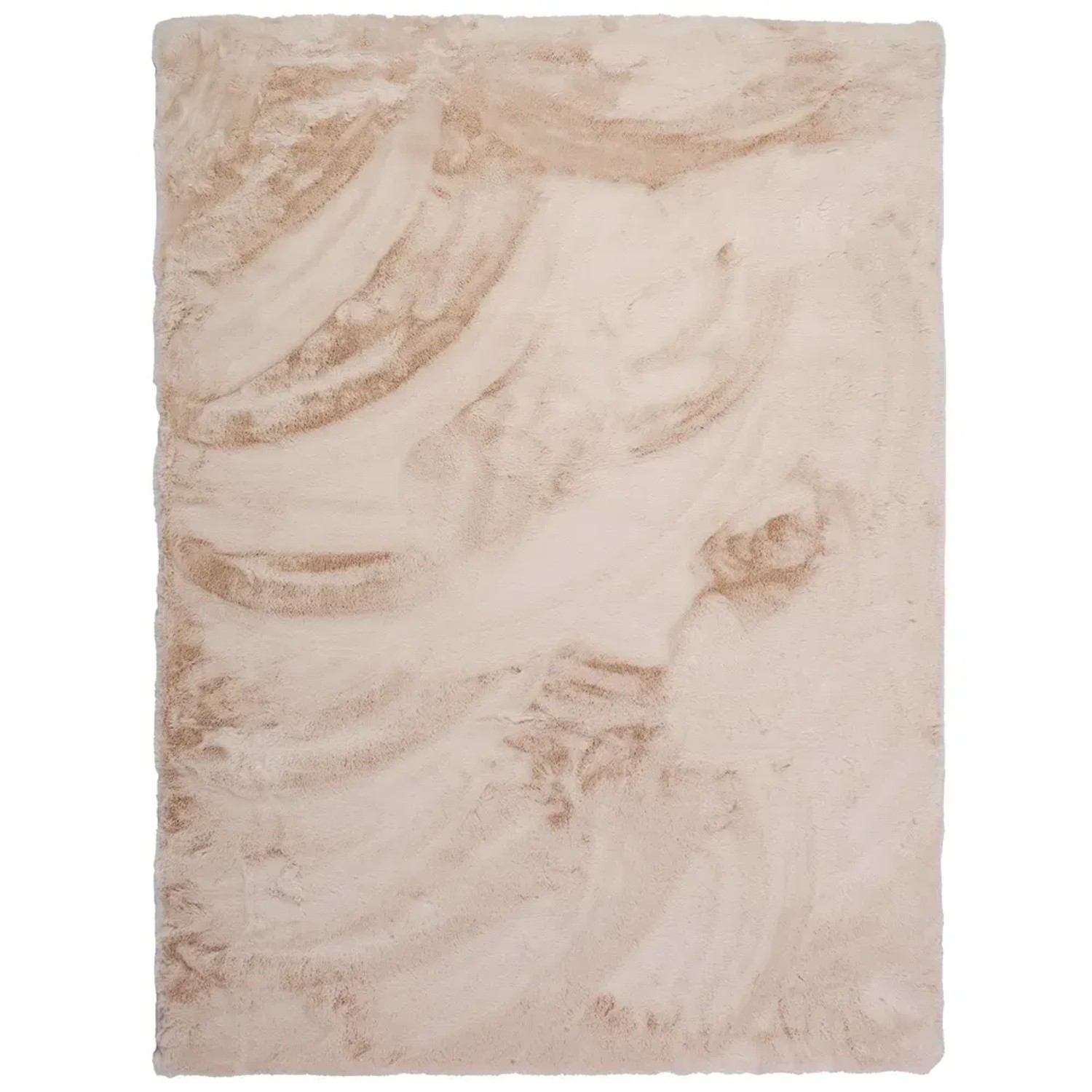 Indavo Dywan RABBIT-FUR 60 x 100 cm jasny beż