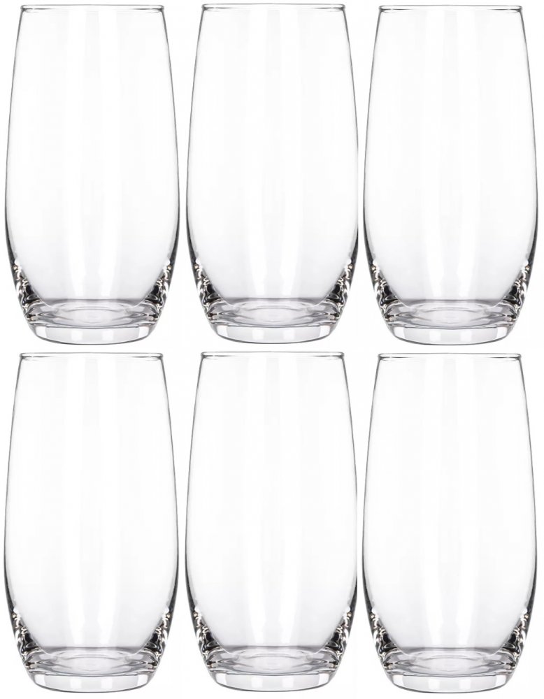 Szklanki wysokie Altom Design Diamond, 360ml, szkło, 6 sztuk, przezroczysty