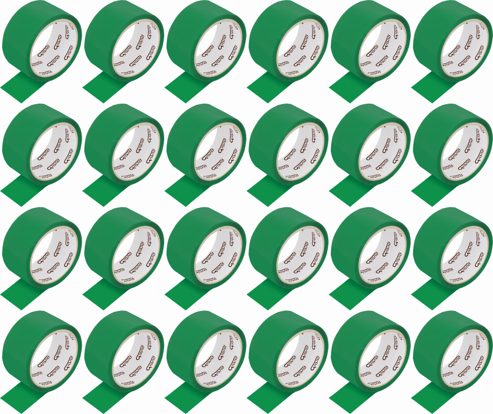 24x Taśma pakowa, Grand, 48mmx50m, zielony