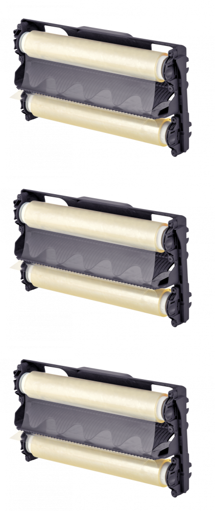3x Folia do laminowania Leitz CS9, 165x290mm, 2x80 μm, na zimno, rola-30m