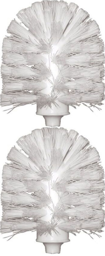 2x Końcówka szczotki do toalety Merida SZ11, wymienna, biały