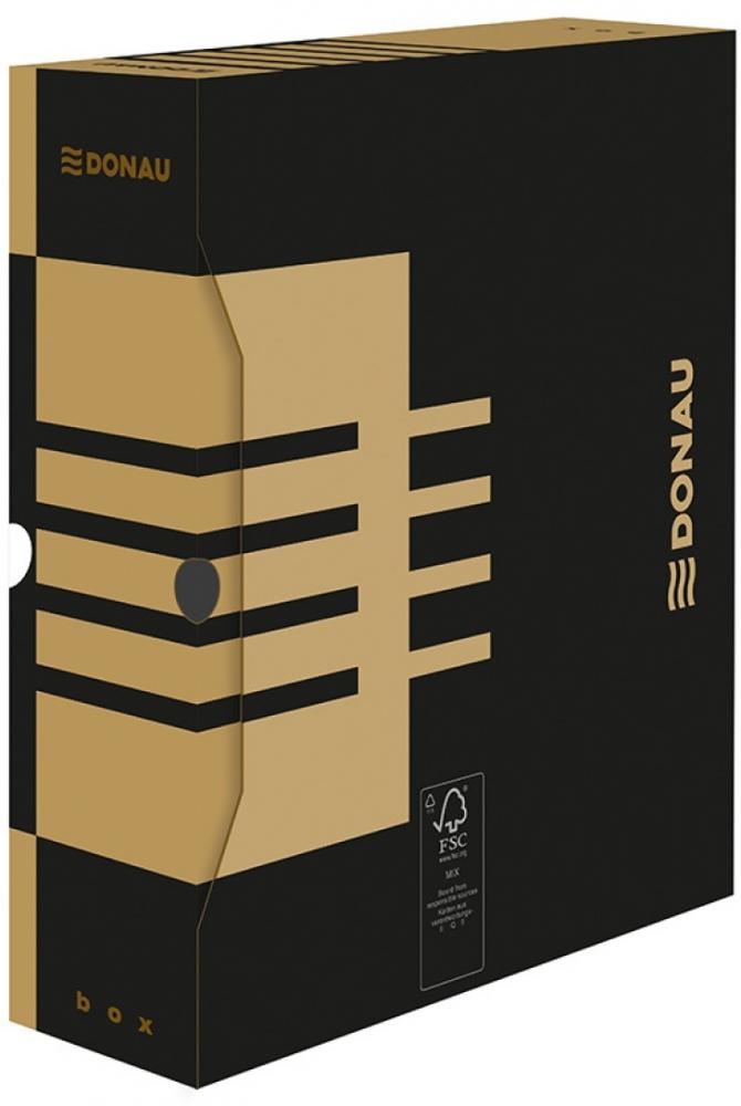 Pudło archiwizacyjne Donau, do luźnych dokumentów, 100 mm, brązowy