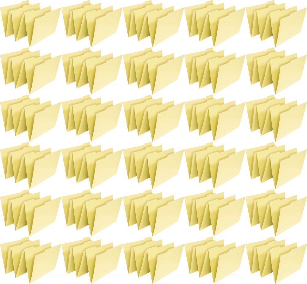 100x Teczka kartonowa Spiral, z registrami, Manila, A4, 3 sztuki