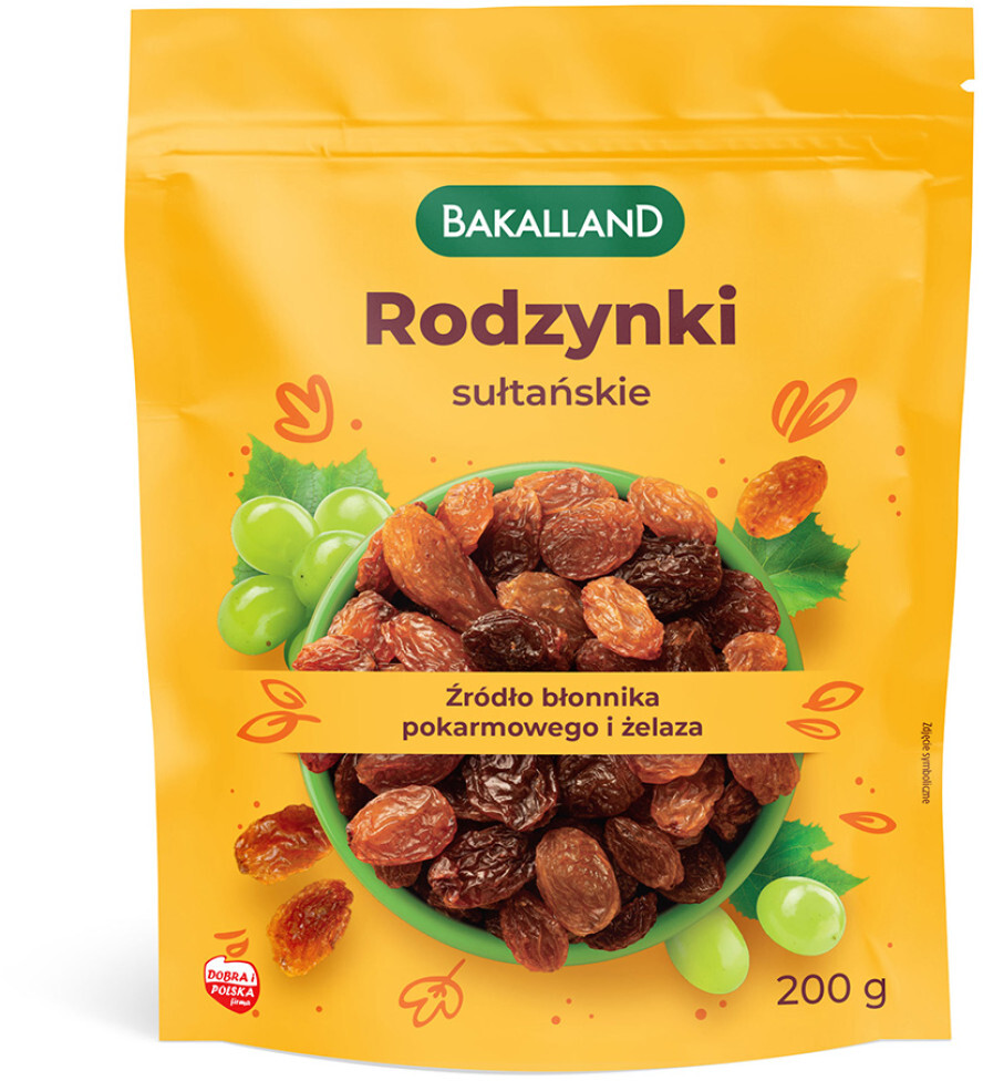 Rodzynki sułtańskie Bakalland, 200g