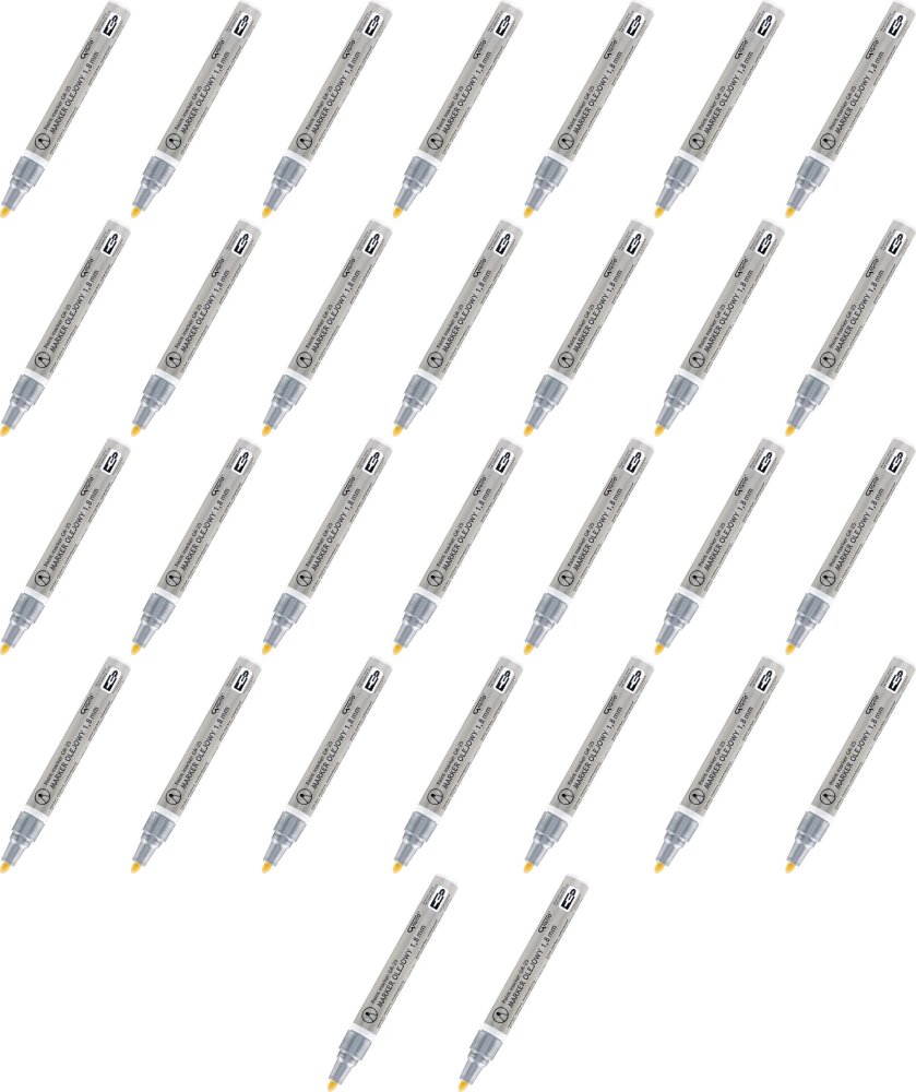 144x Marker olejowy Grand, GR-25, okrągła, 1.8mm, srebrny