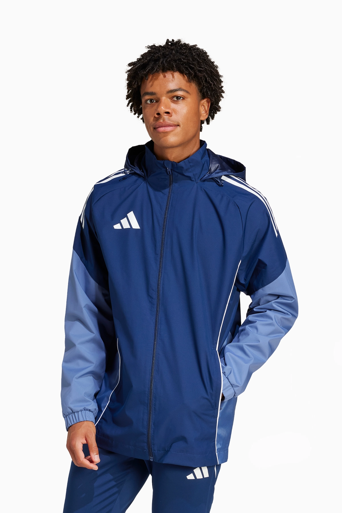 Kurtka adidas Tiro 25 Competiton Allweather - Granatowy