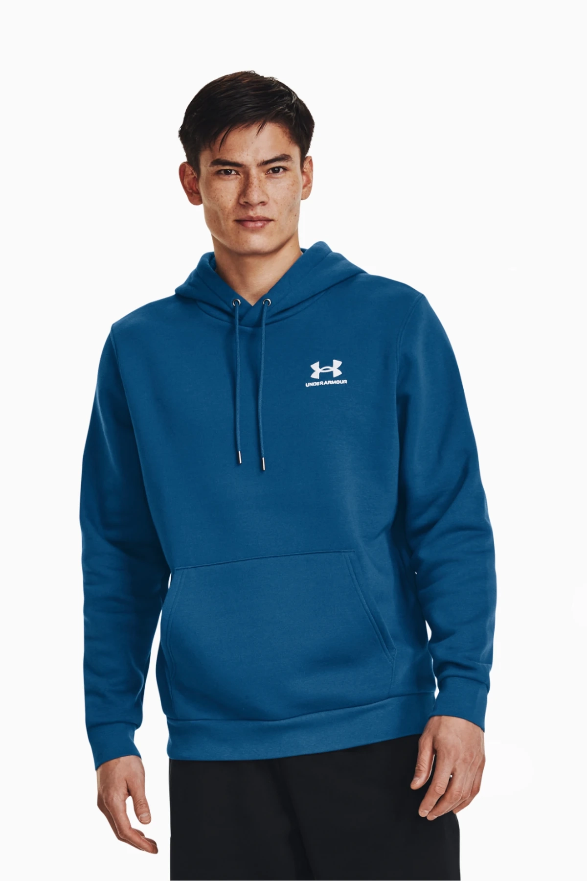 Bluza z kapturem Under Armour Essential Fleece - Niebieski