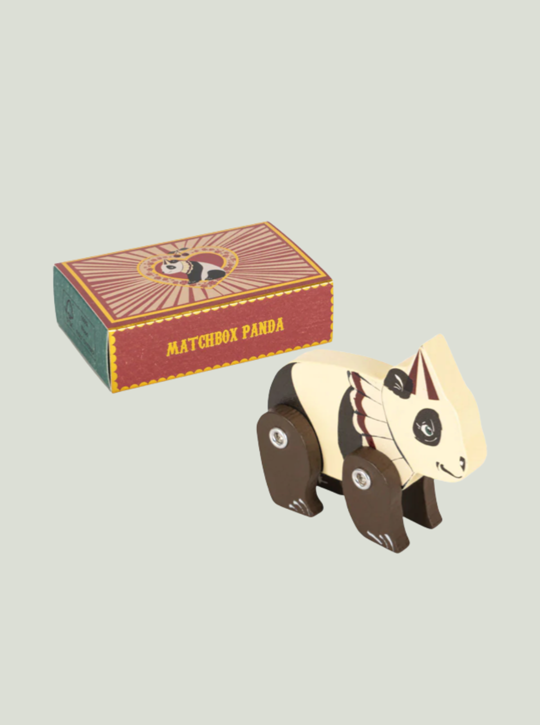 Zwierzątka z pudełka zapałek Panda Konges Sløjd