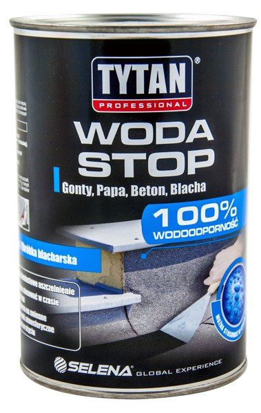 Masa uszczelniająca asfaltowa Tytan Woda Stop 1kg