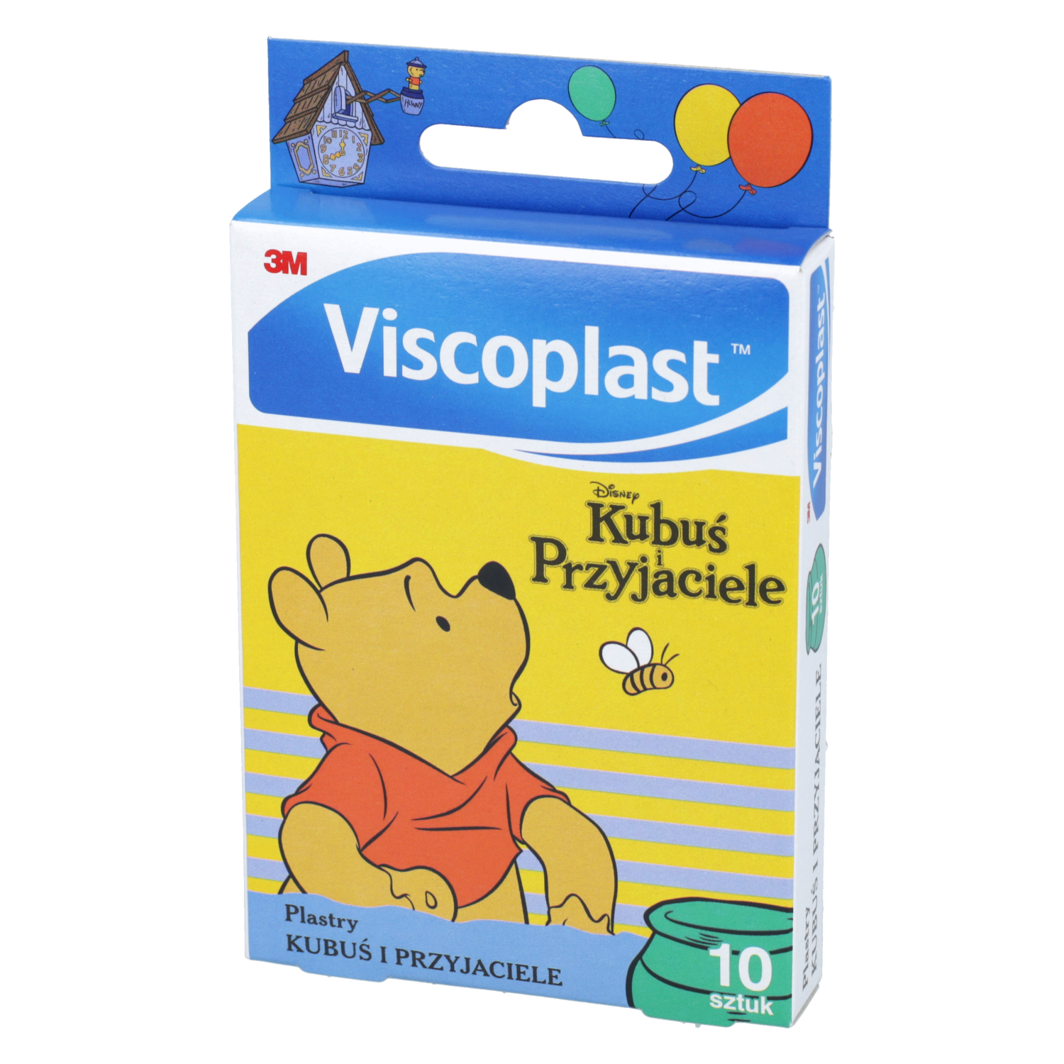 Viscoplast - plastry opatrunkowe dla dzieci, kubuś i przyjaciele, 10 sztuk