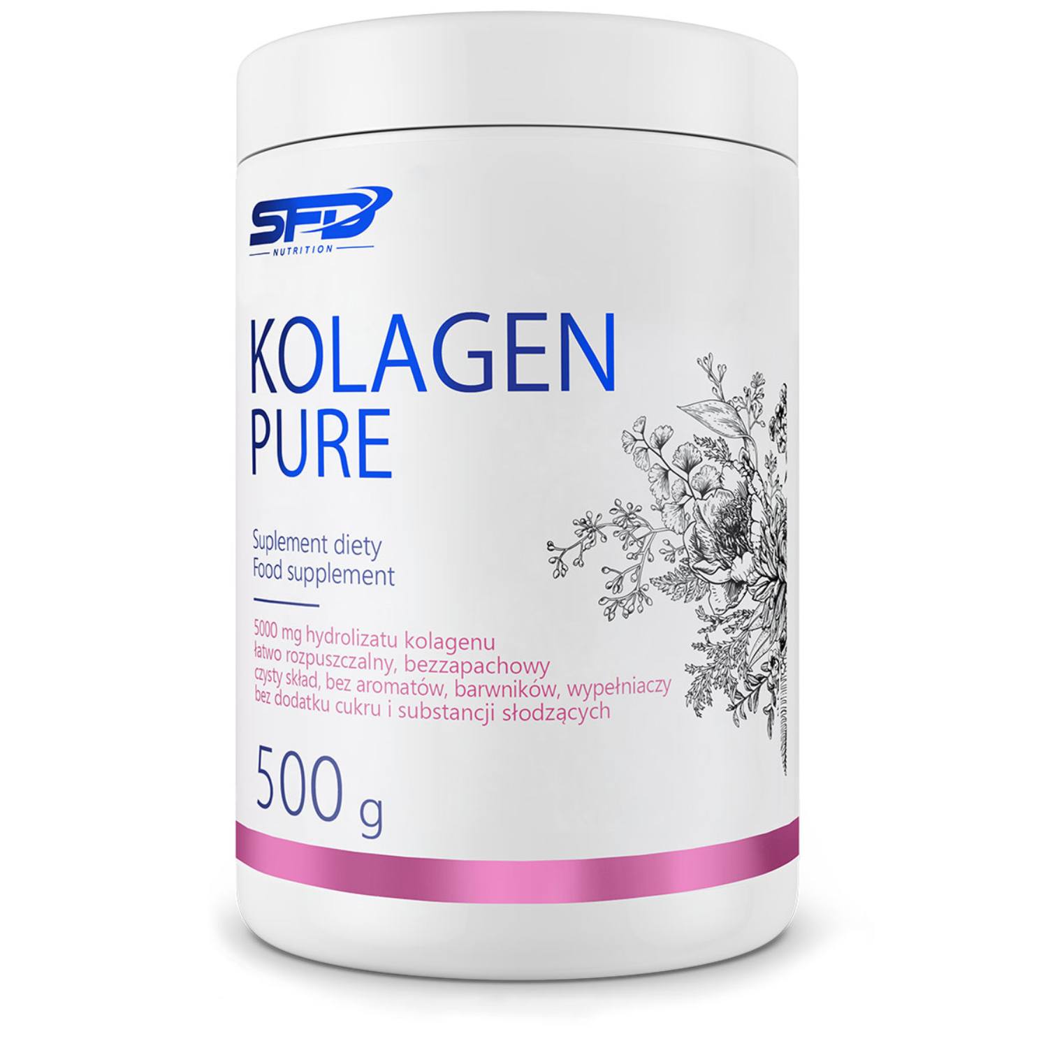 Sfd kolagen pure, proszek, 500 g