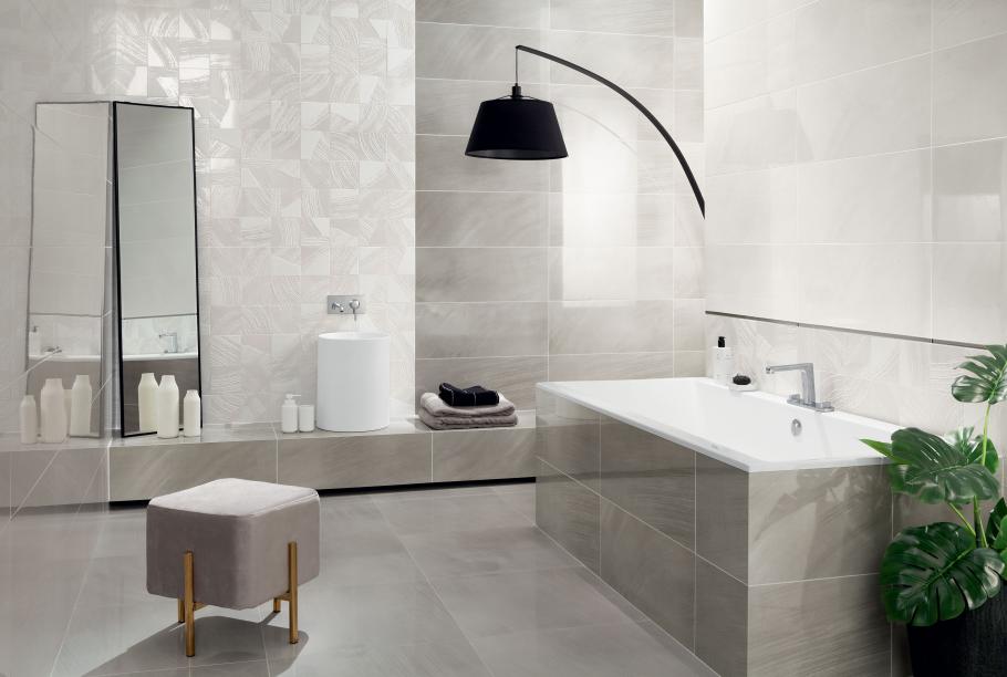 Tubądzin Brass white MIX dekor ścienny 14,8x14,8 cm