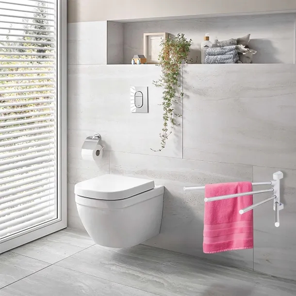 Sepio wieszak 4-ramienny obrotowy biały 10SWOB4000B00 - Wysyłka w 24h