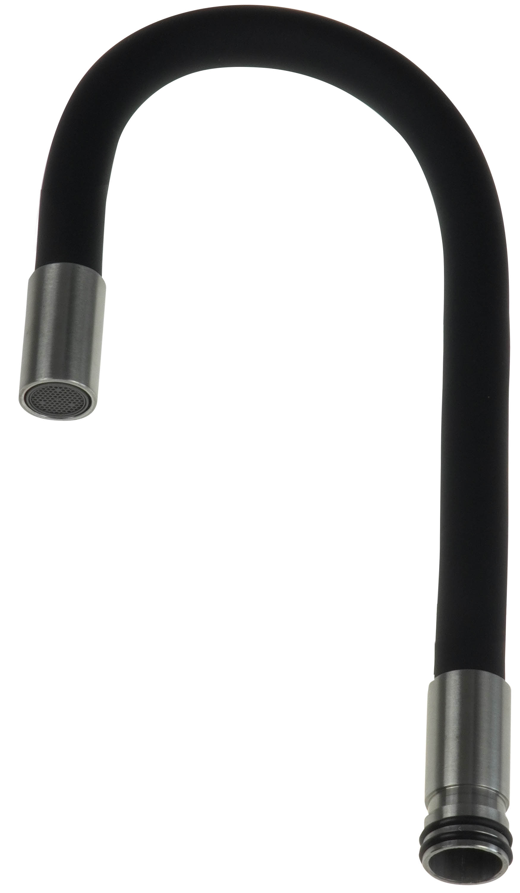 Deante Neo Luno wylewka do baterii kuchennej czarna ABAB72W