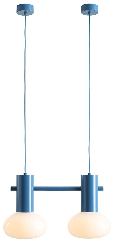 Aldex Flo Sky II lampa wisząca 2x10 W niebieska 7000H31_S