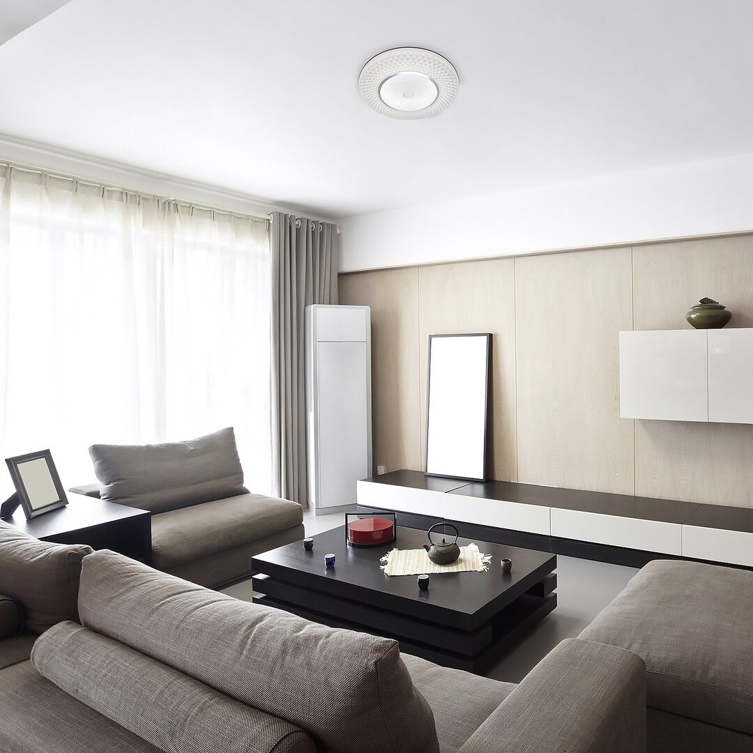 Rabalux Tornado plafon 1x72W LED biały/chrom 3254