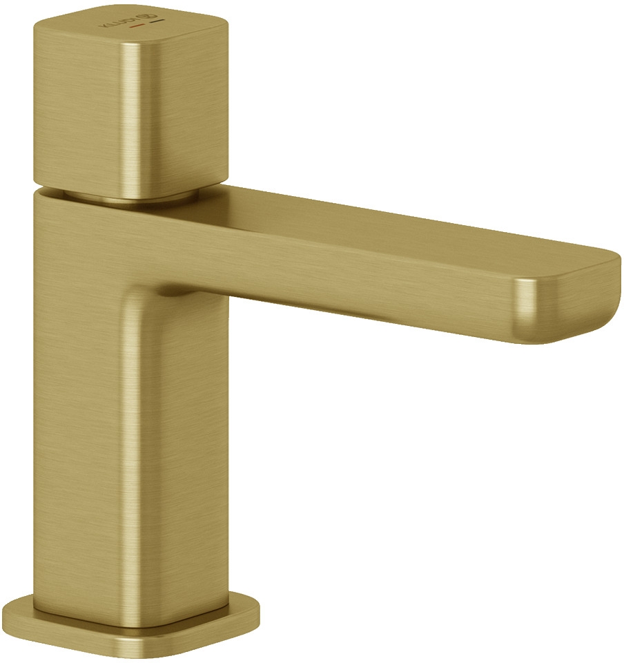 Kludi Renon zawór umywalkowy stojący złoty szczotkowany 42118N075