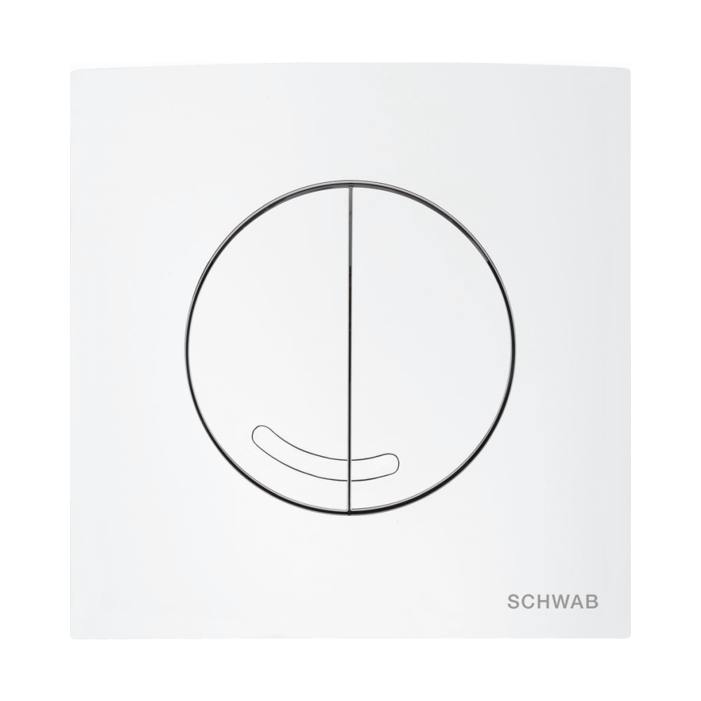 Schwab Veria Duo przycisk spłukujący do WC tworzywo chrom błyszczący 4060414651