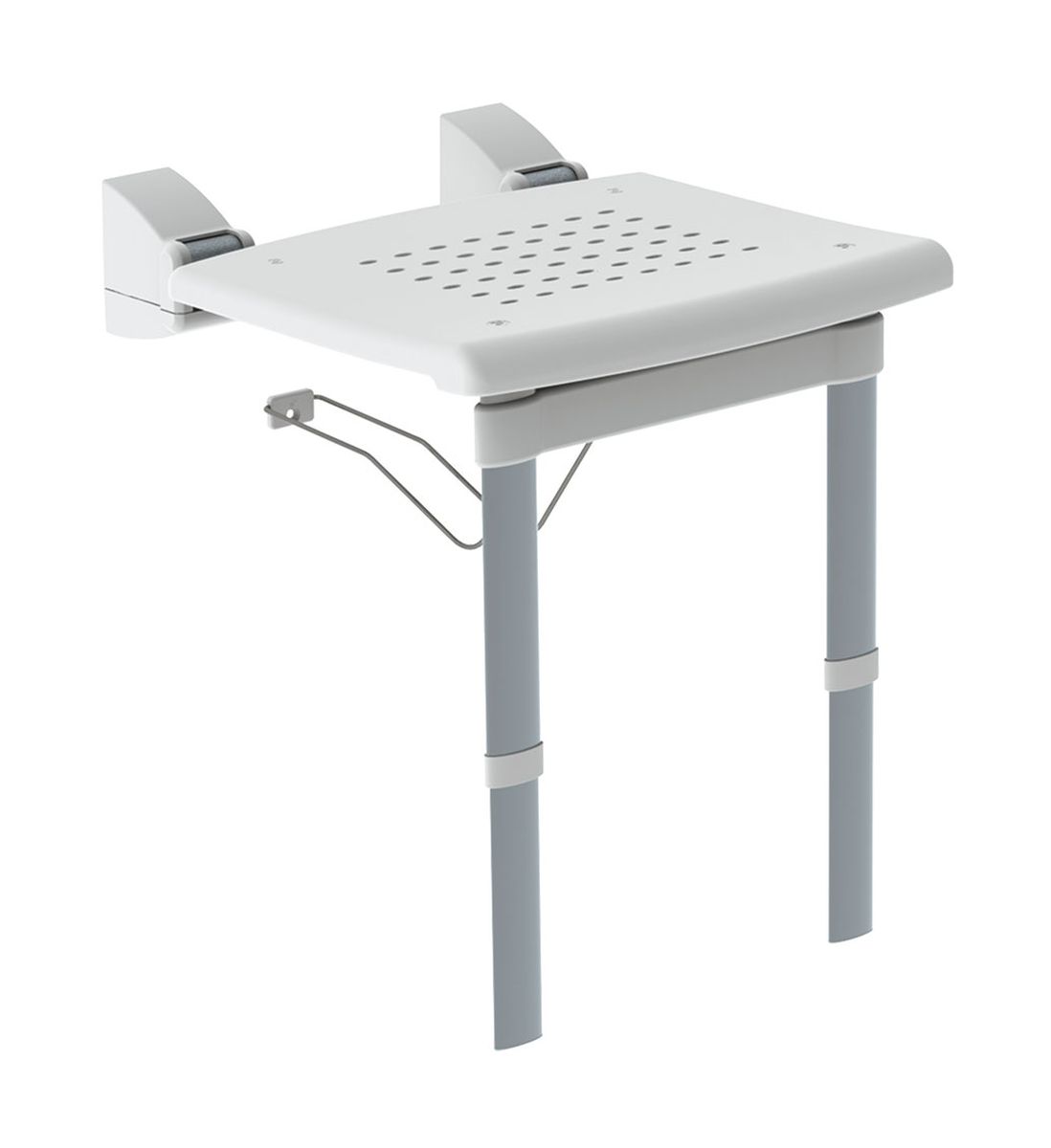 Tres krzesełko do przysznica biały/chrom 034.636.30 - Wysyłka w 24h