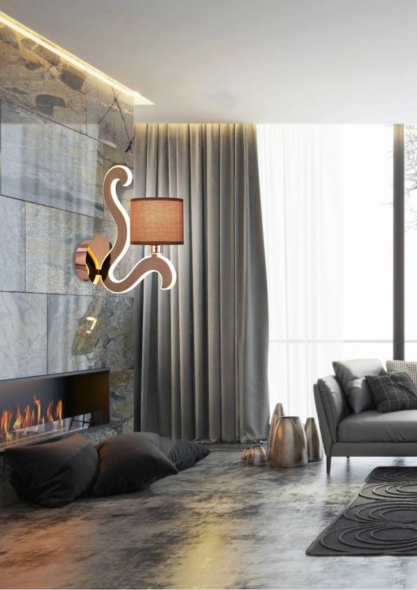 Candellux Ambrosia kinkiet 1x40 W miedź 21-33499