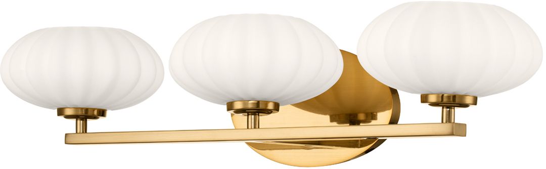 Quintiesse Pim kinkiet 3x3 W LED złoty QN-PIM3-FXG